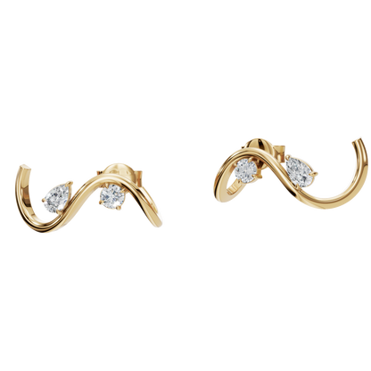 ROUND PEAR EARRING - M&D Signature Jewels
