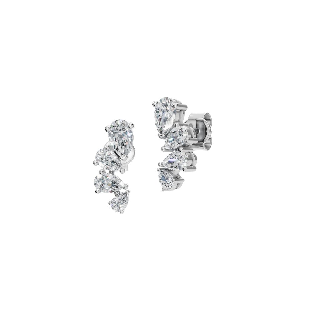 PEAR GRADUATED EARRING
