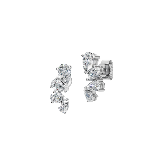 PEAR GRADUATED EARRING