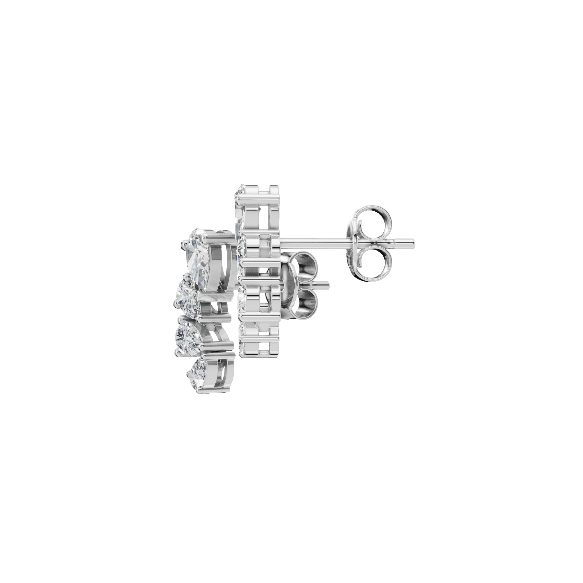 PEAR GRADUATED EARRING