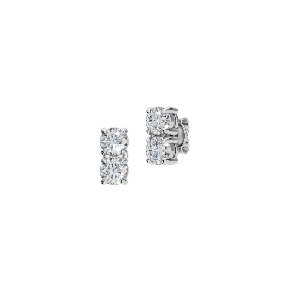 ROUND DOUBLE EARRING