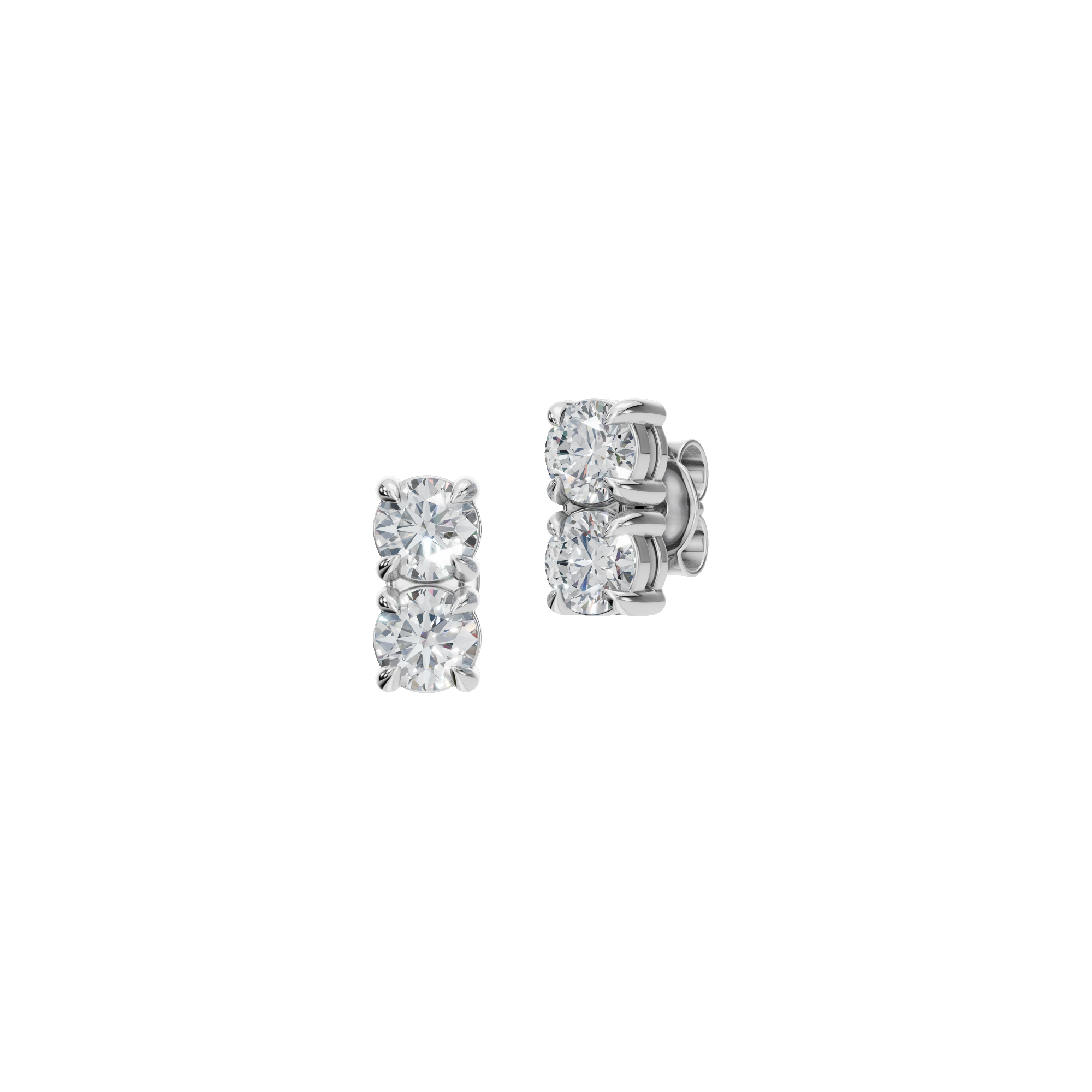 ROUND DOUBLE EARRING