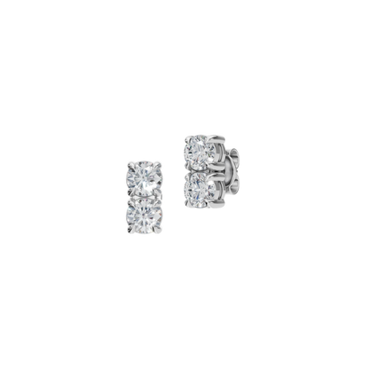 ROUND DOUBLE EARRING - M&D Signature Jewels