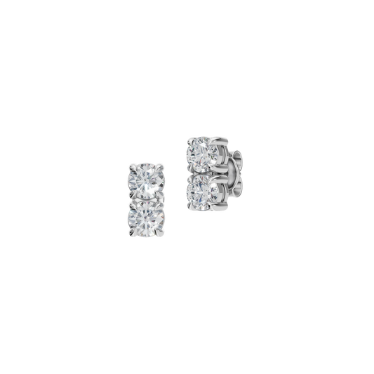 ROUND DOUBLE EARRING