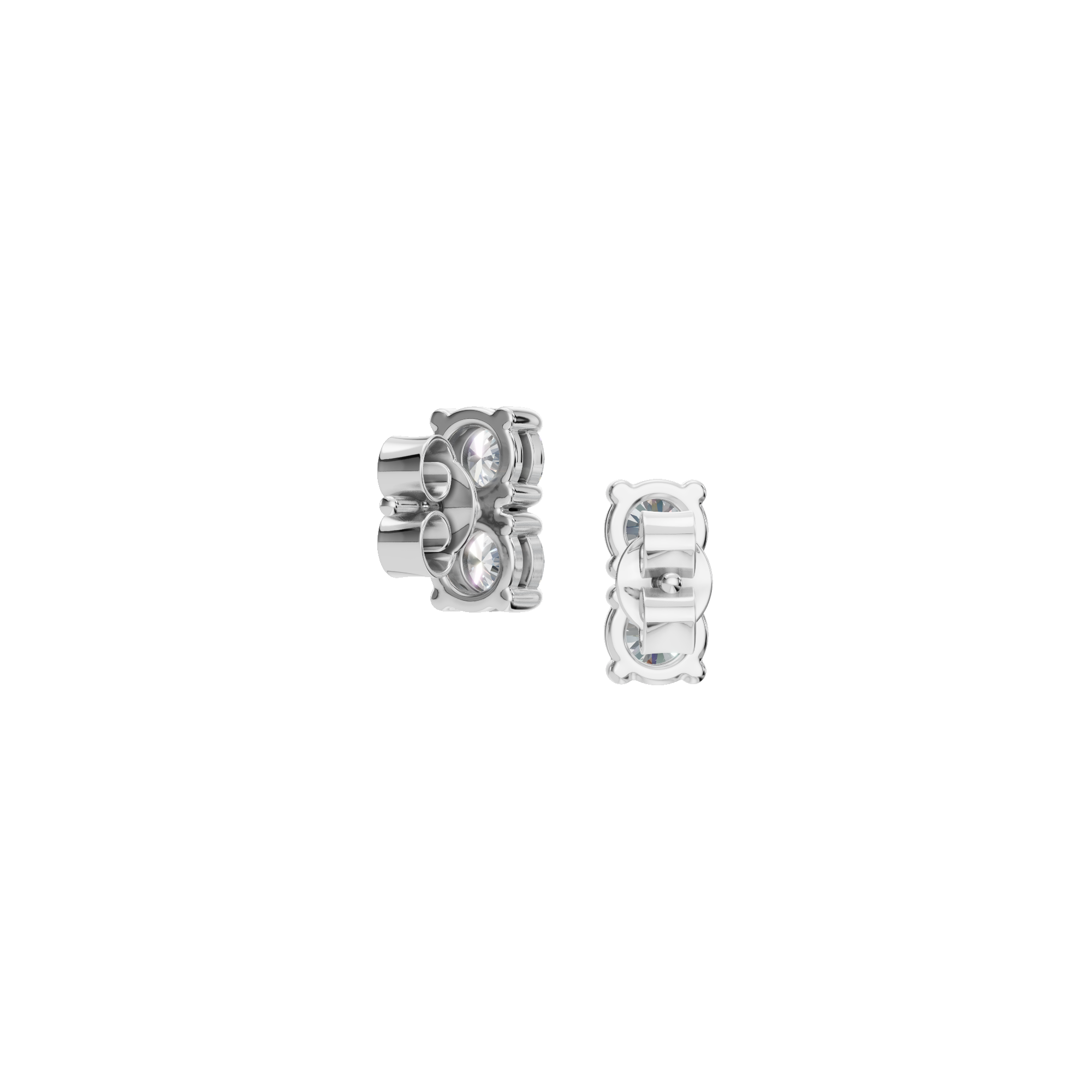 ROUND DOUBLE EARRING