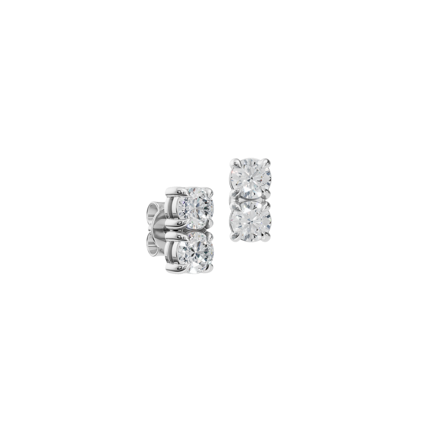 ROUND DOUBLE EARRING - M&D Signature Jewels