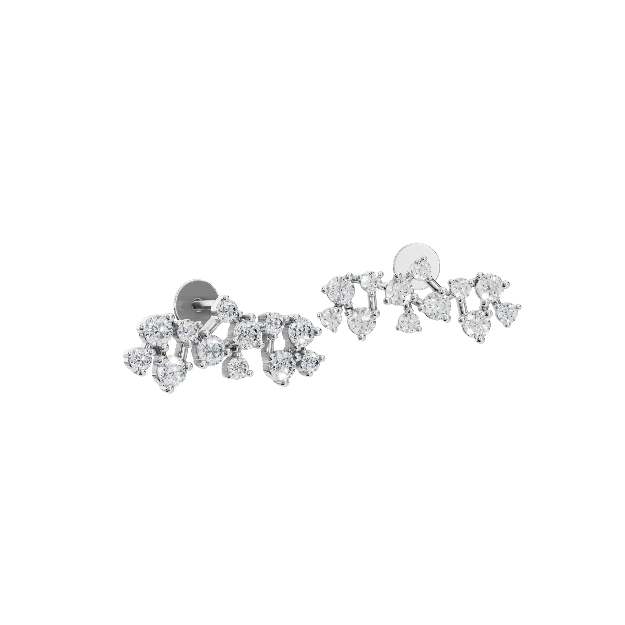 ROUND FANCY EARRING