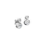 ROUND BEZEL EARRING