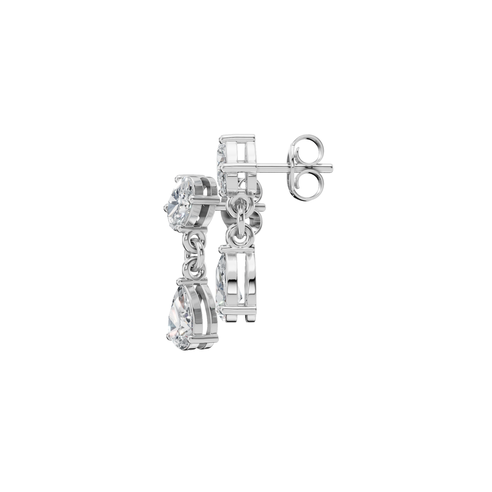 OVAL PEAR DROP EARRING - M&D Signature Jewels