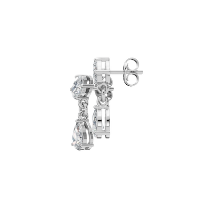 OVAL PEAR DROP EARRING - M&D Signature Jewels