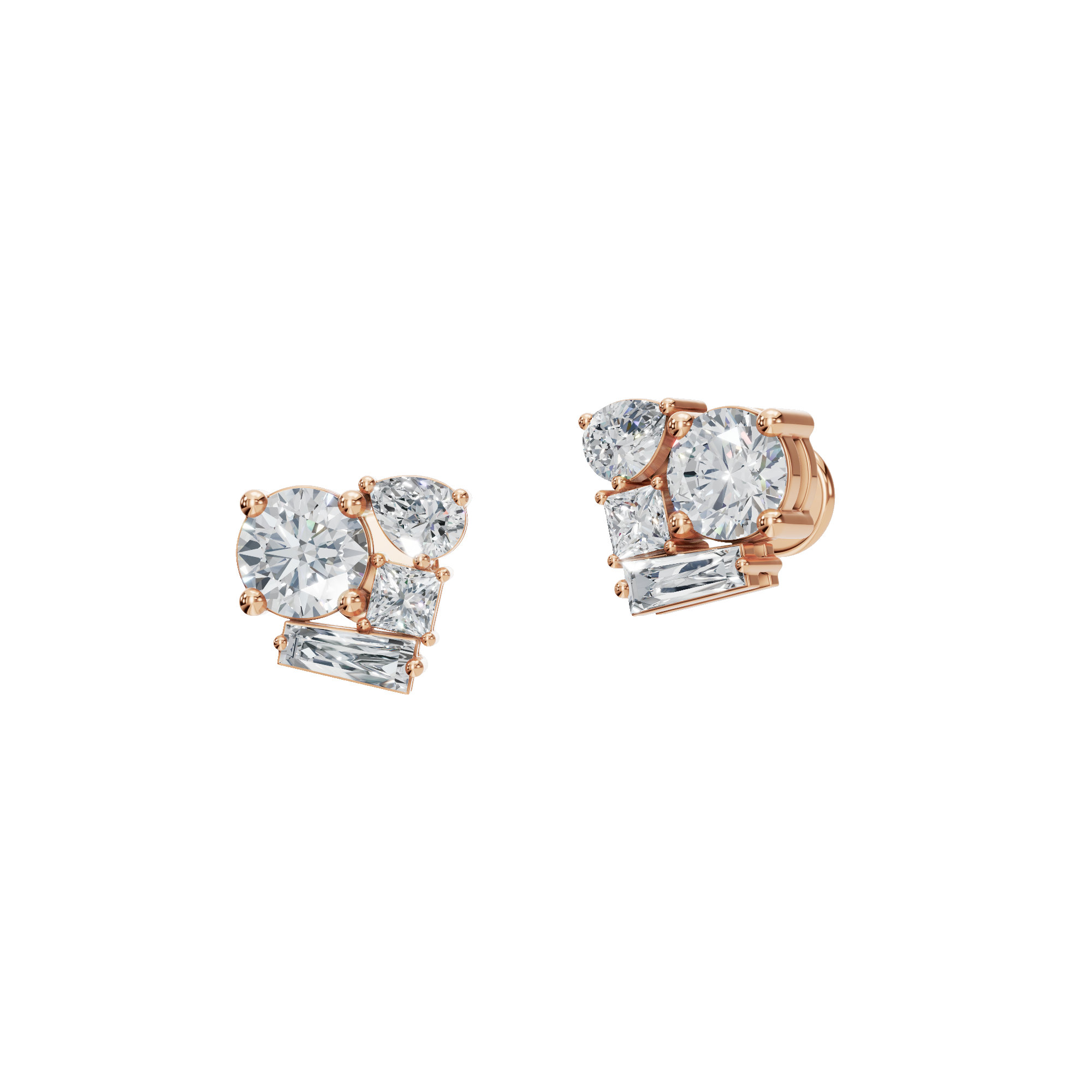 MULTISHAPE EARRING