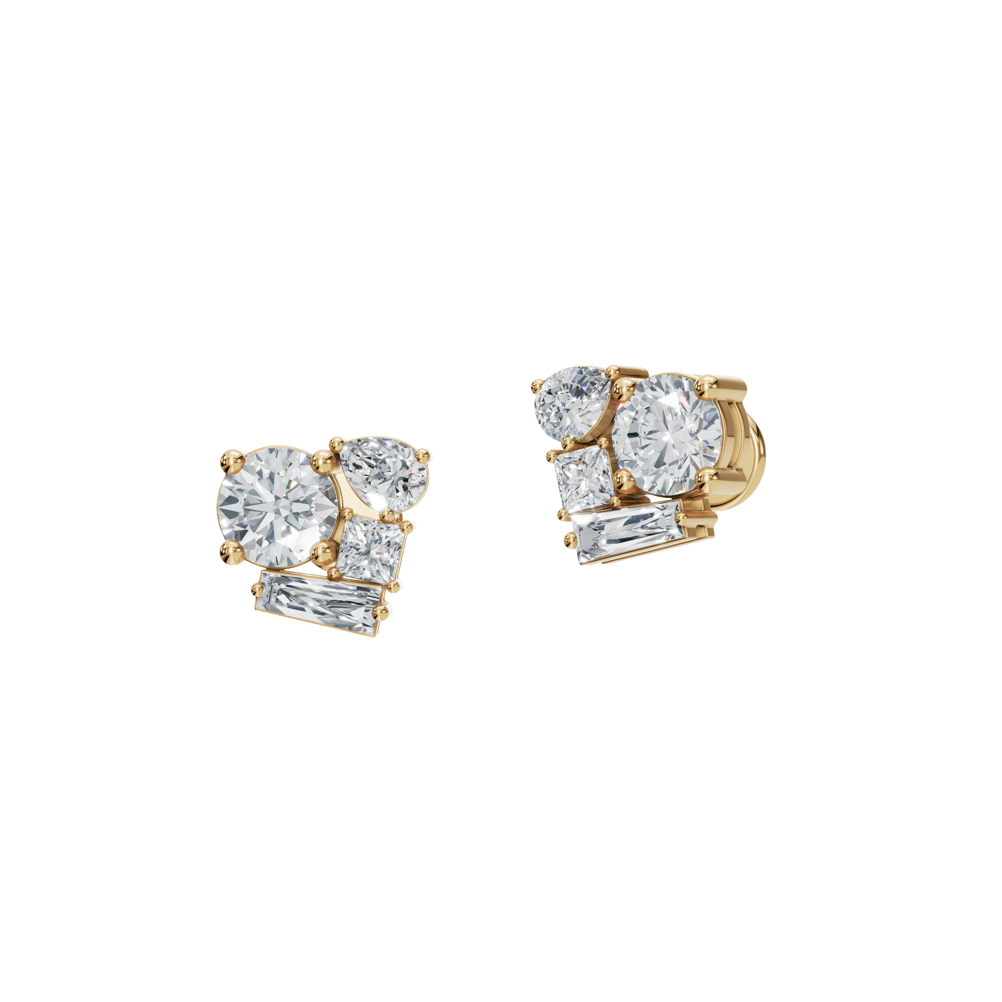 MULTISHAPE EARRING