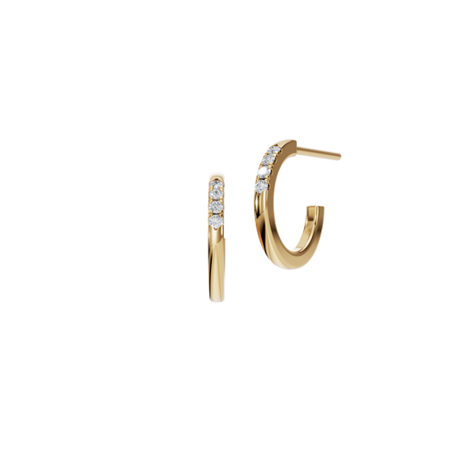 ROUND HALF HUGGIES - M&D Signature Jewels
