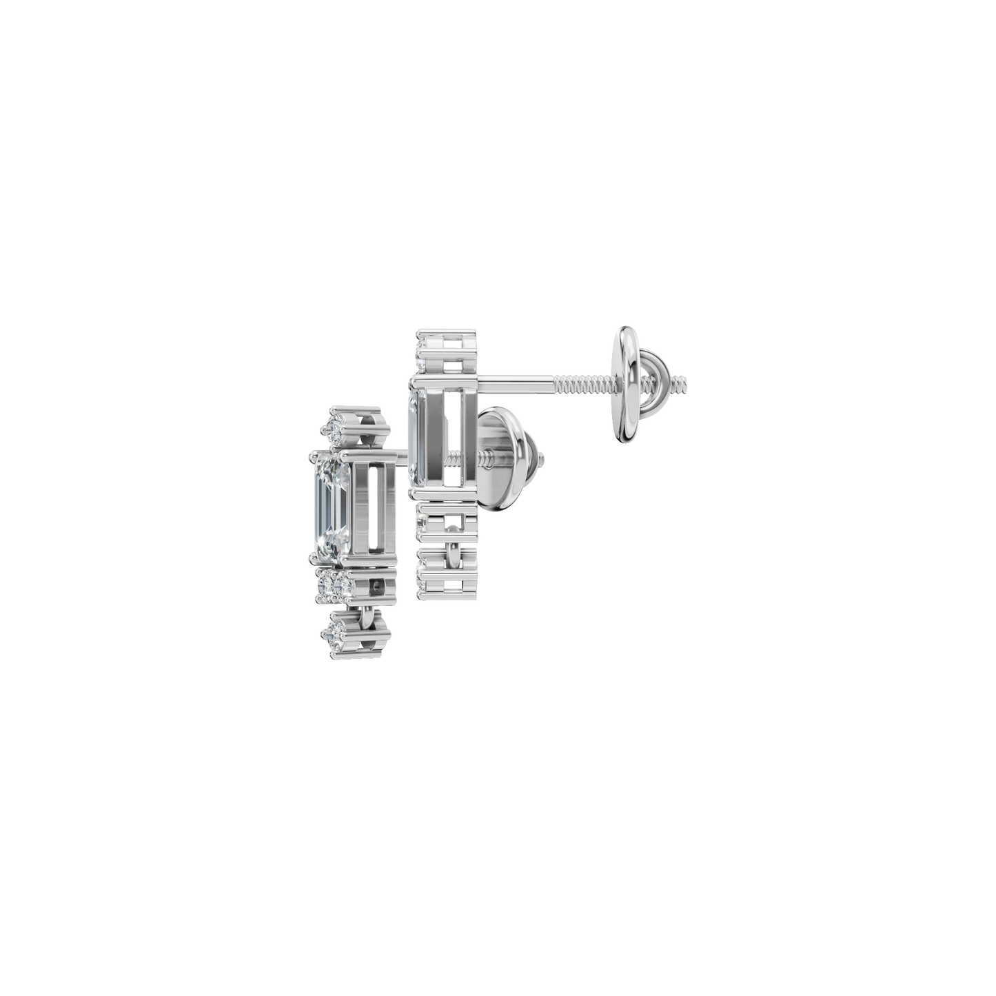 BAGUETTE EARRING - M&D Signature Jewels