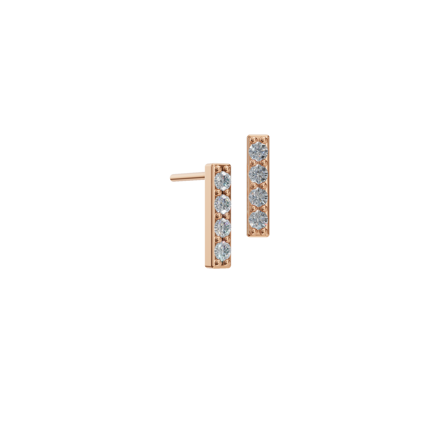 ROUND BAR EARRING - M&D Signature Jewels