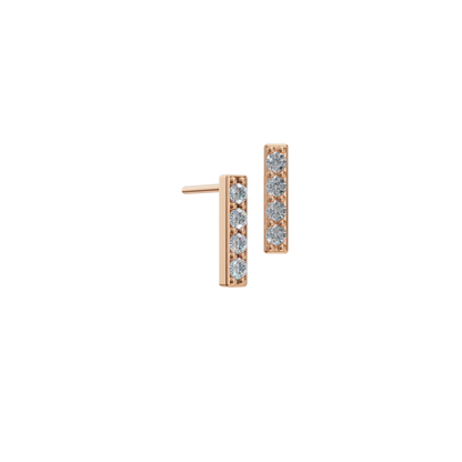 ROUND BAR EARRING - M&D Signature Jewels