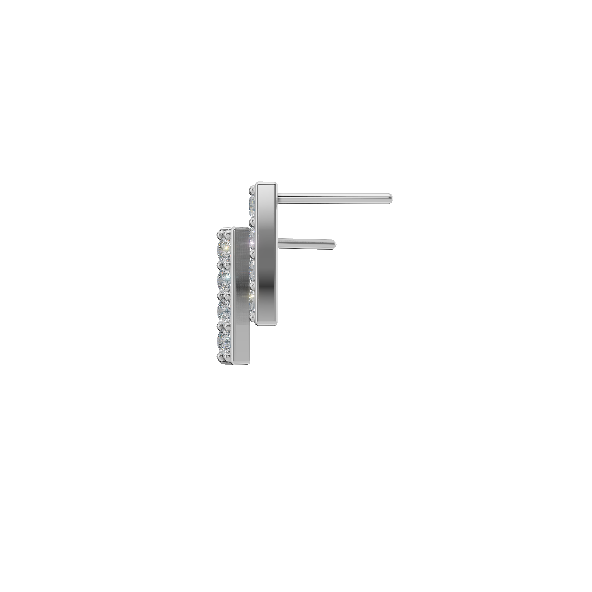 ROUND BAR EARRING