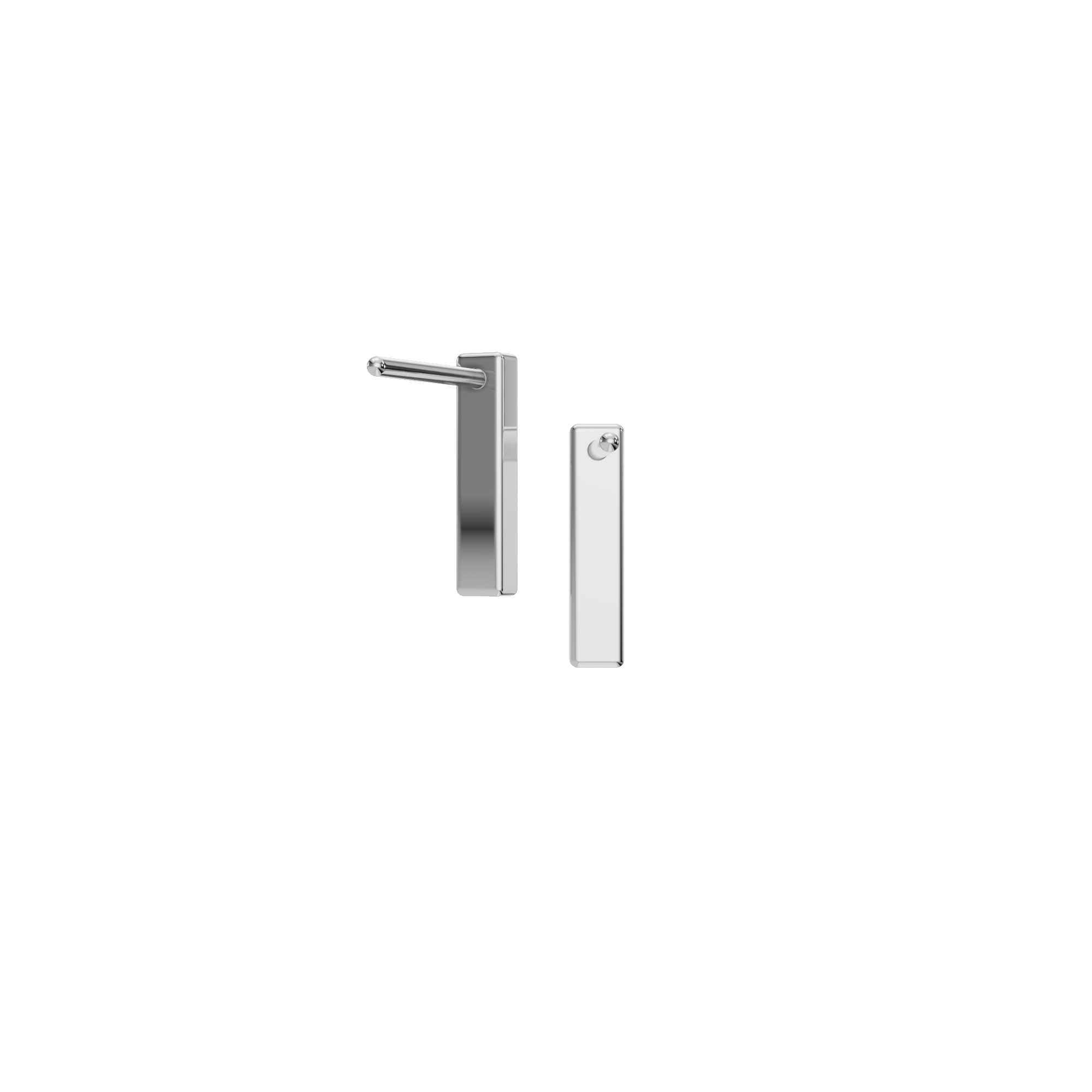 ROUND BAR EARRING