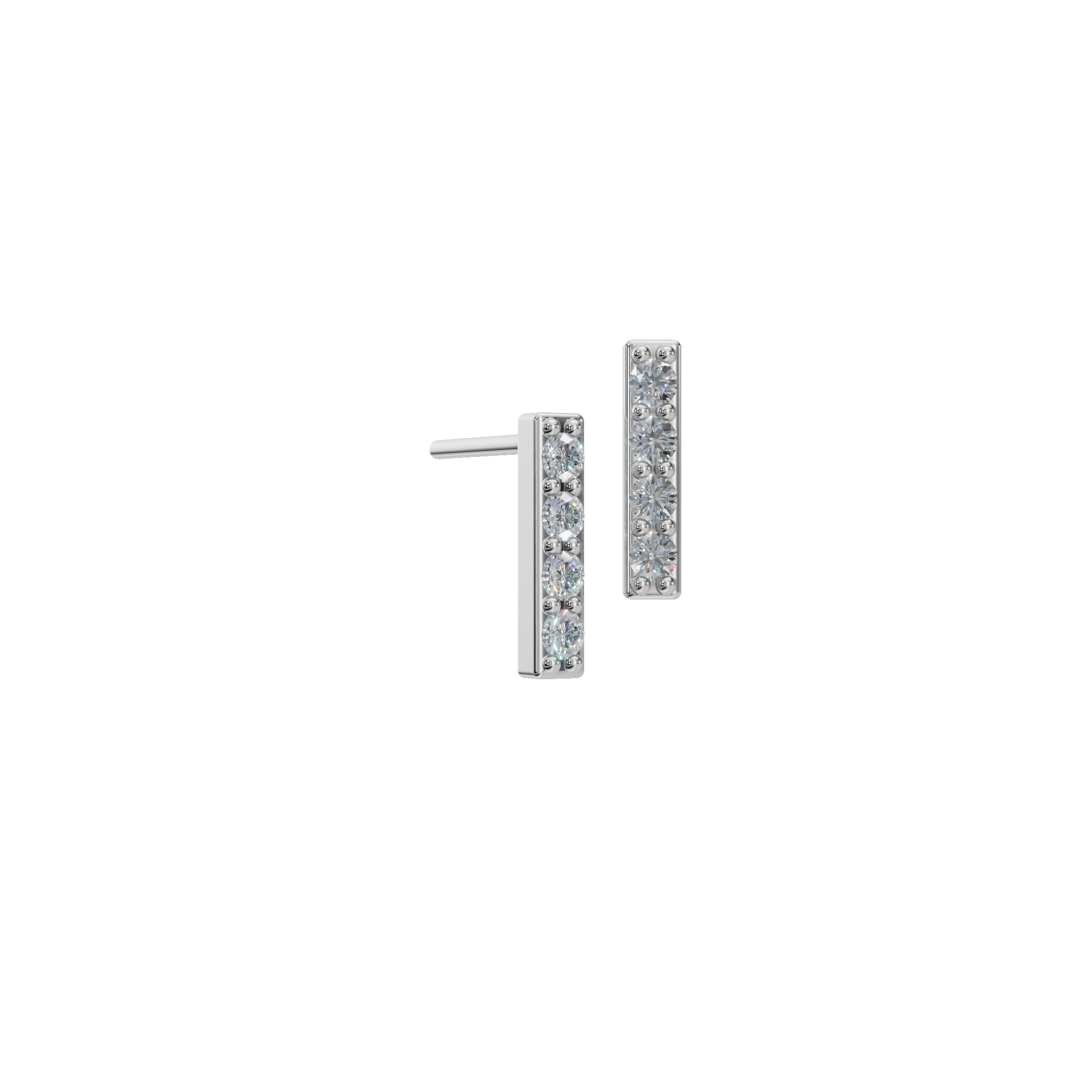 ROUND BAR EARRING