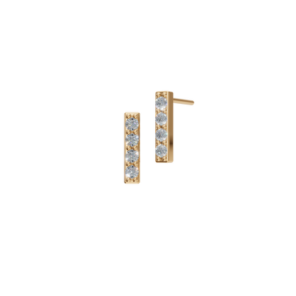 ROUND BAR EARRING - M&D Signature Jewels