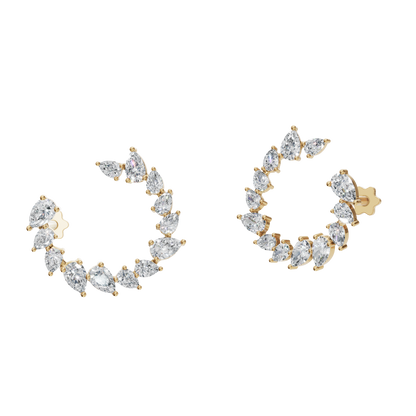 PEAR FANCY EARRING - M&D Signature Jewels