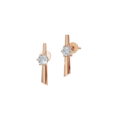 SLEEK ROUND EARRING - M&D Signature Jewels