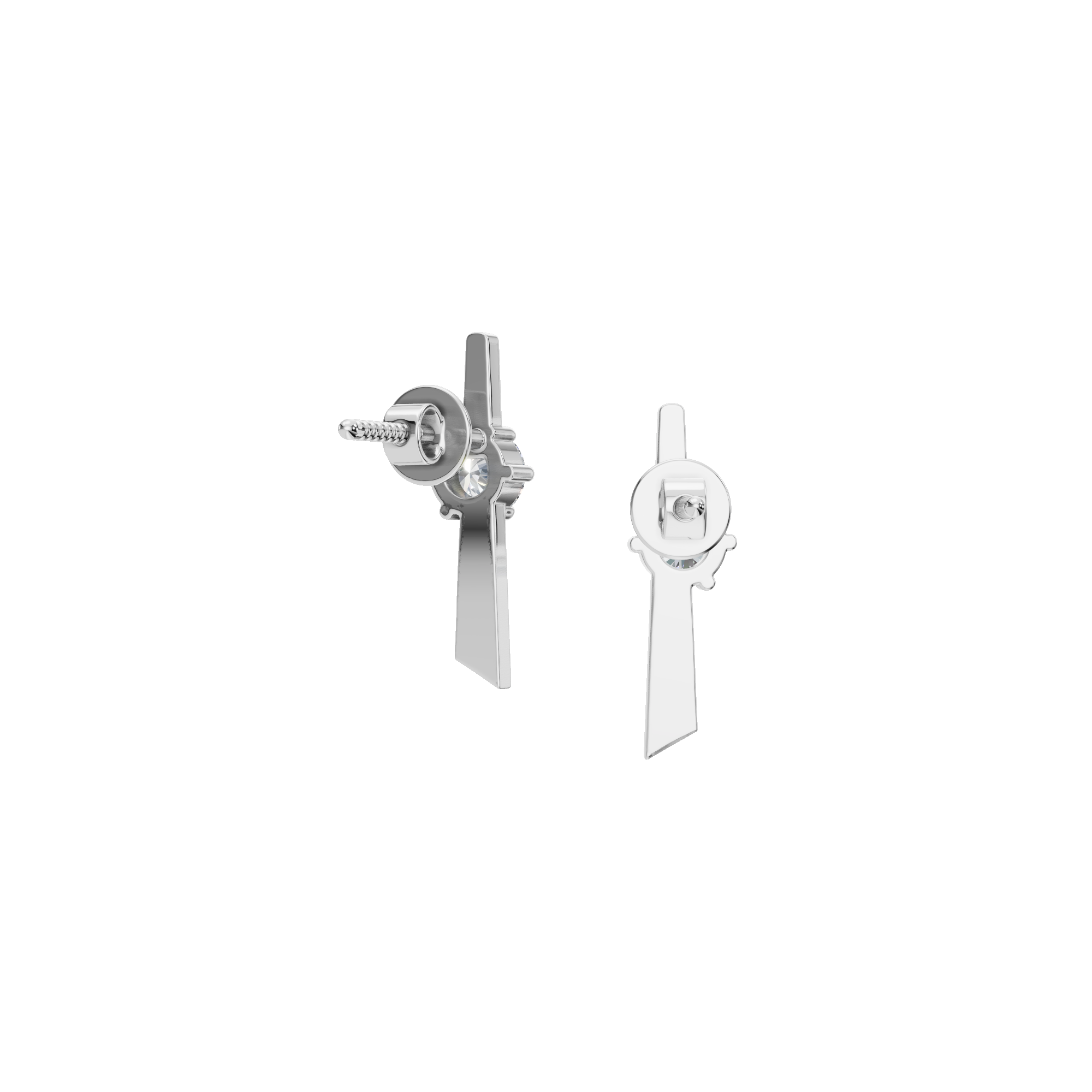 SLEEK ROUND EARRING