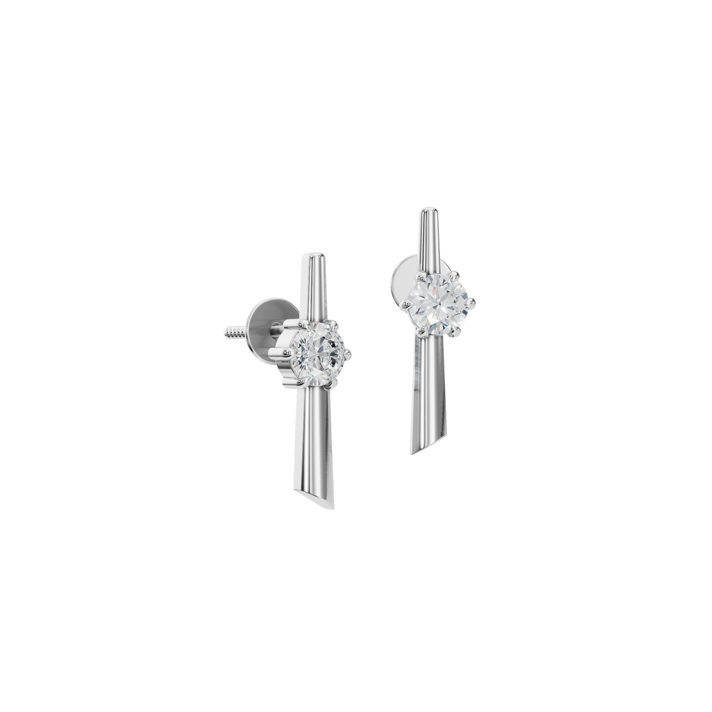 SLEEK ROUND EARRING - M&D Signature Jewels