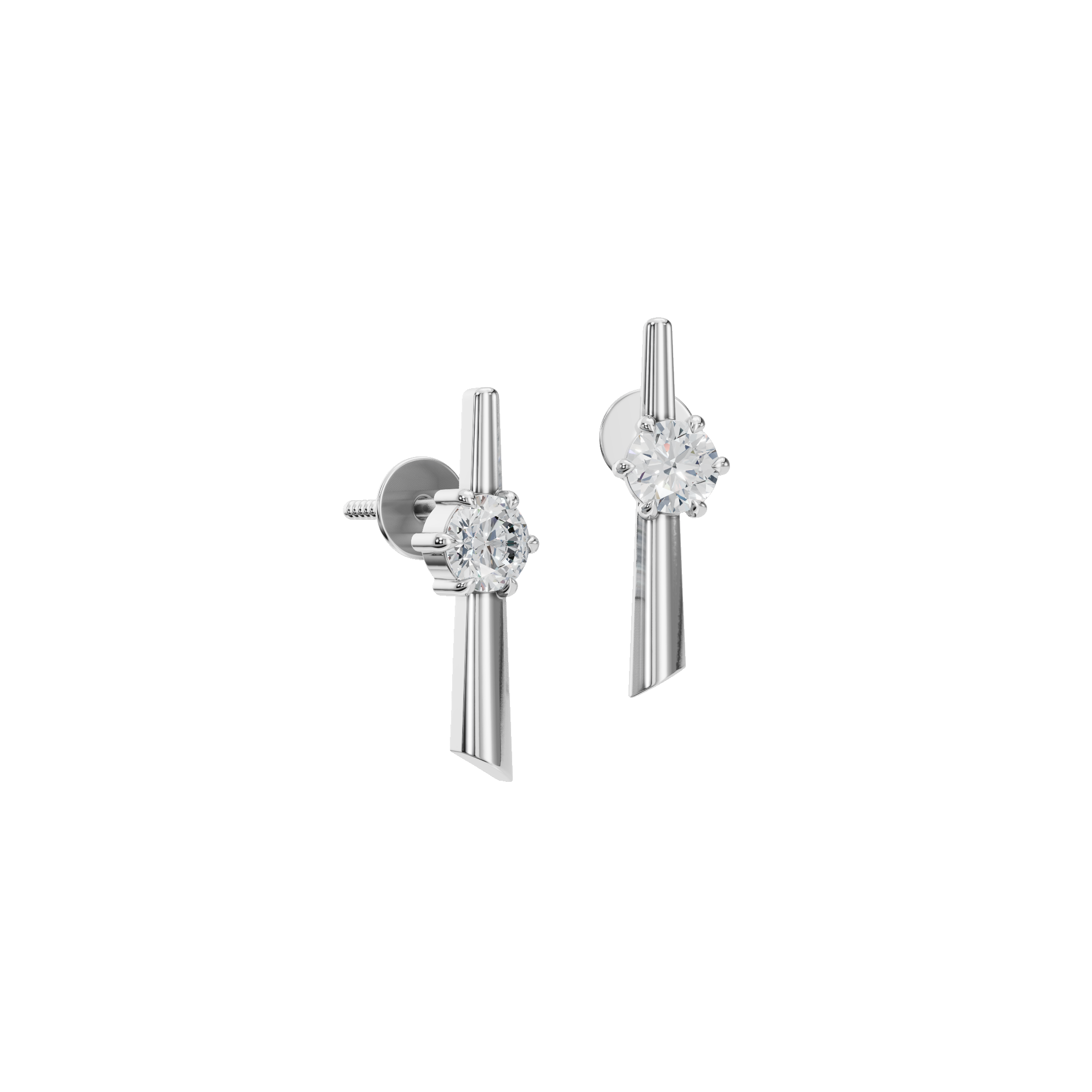 SLEEK ROUND EARRING