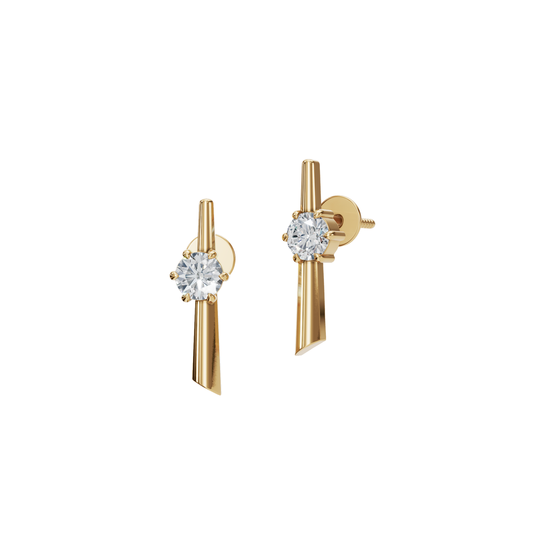 SLEEK ROUND EARRING - M&D Signature Jewels