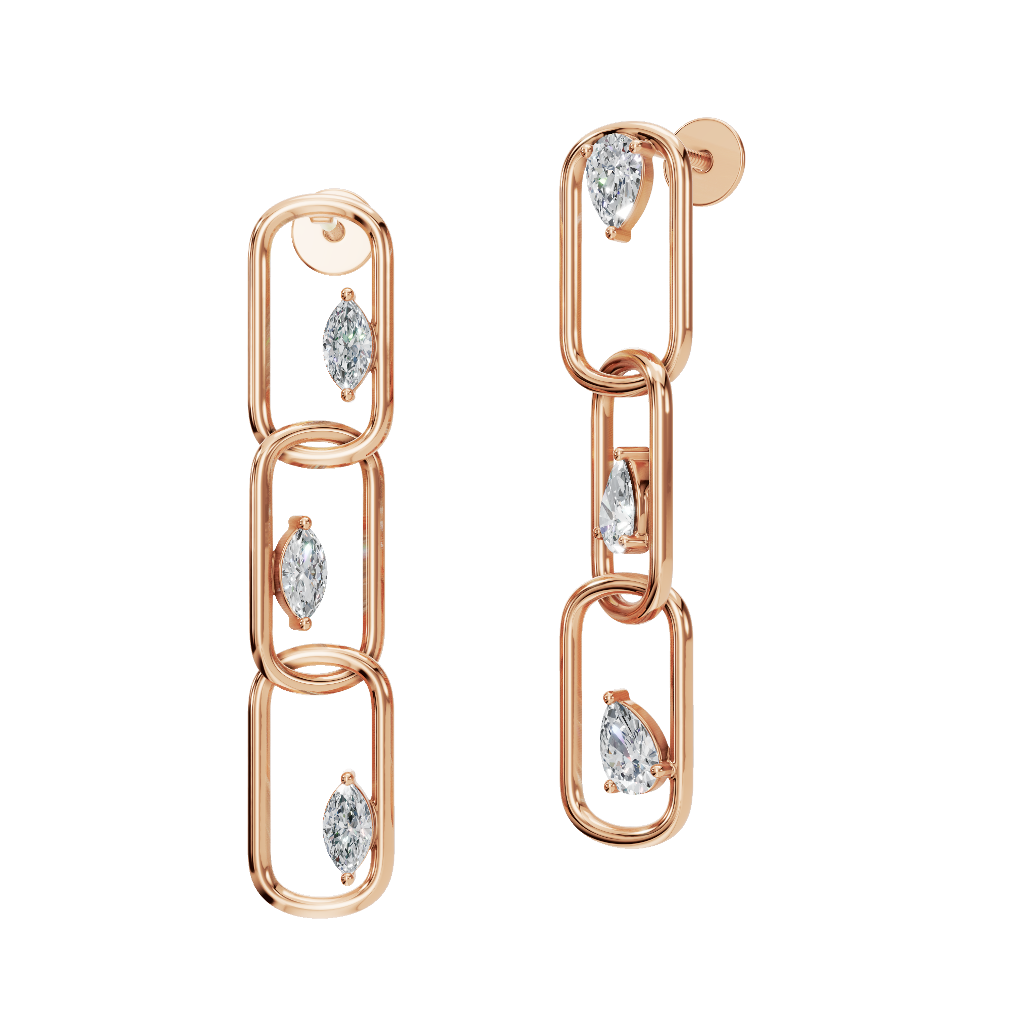 PEAR FANCY DROP EARRING