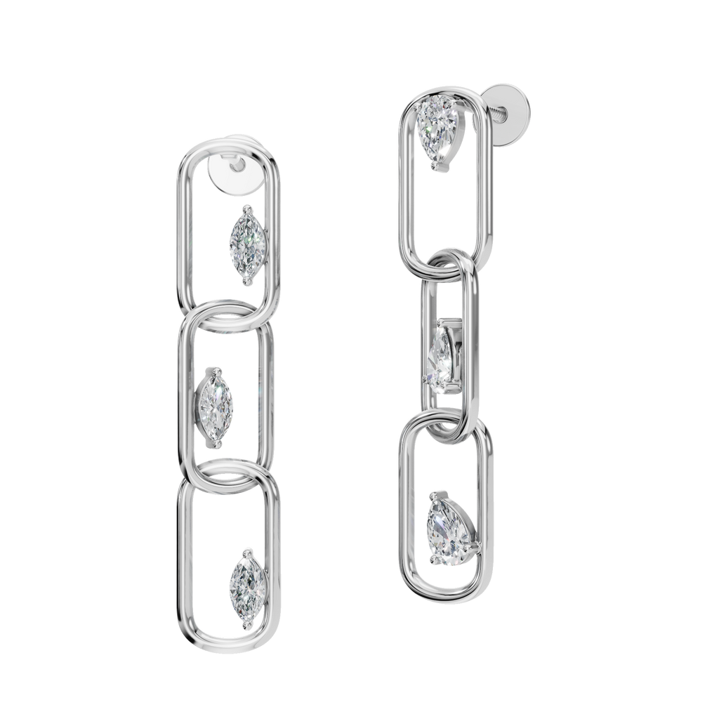 PEAR FANCY DROP EARRING