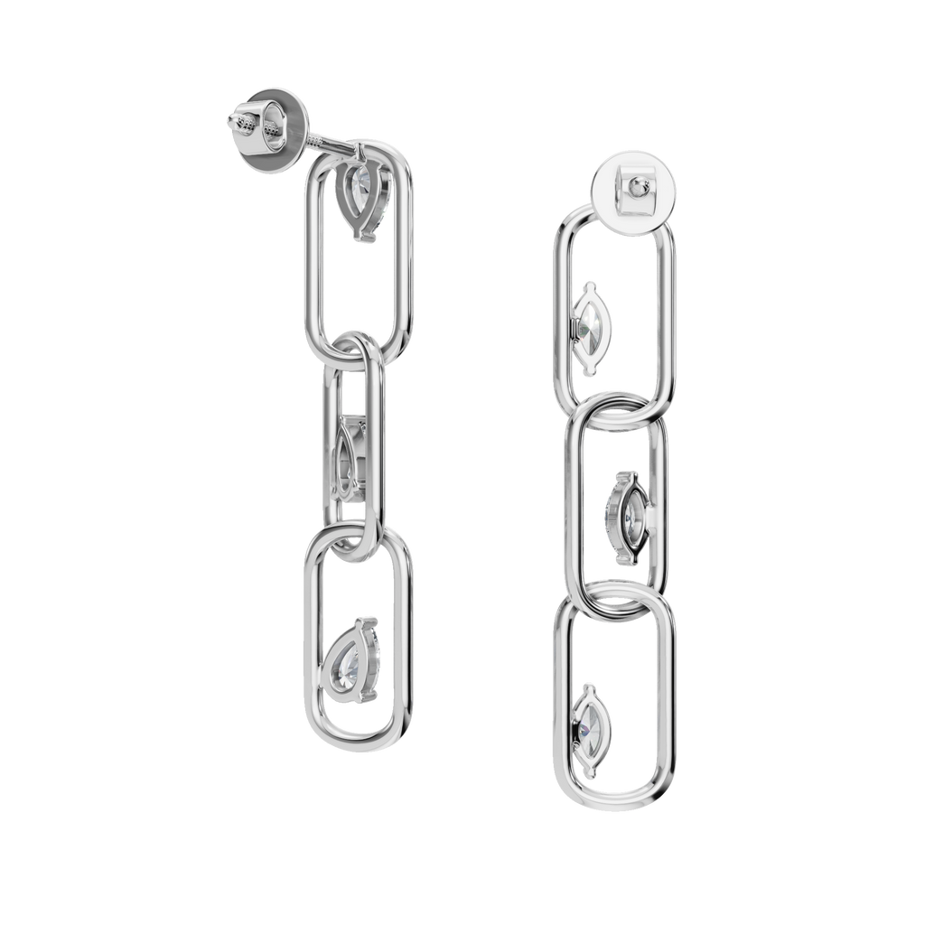 PEAR FANCY DROP EARRING