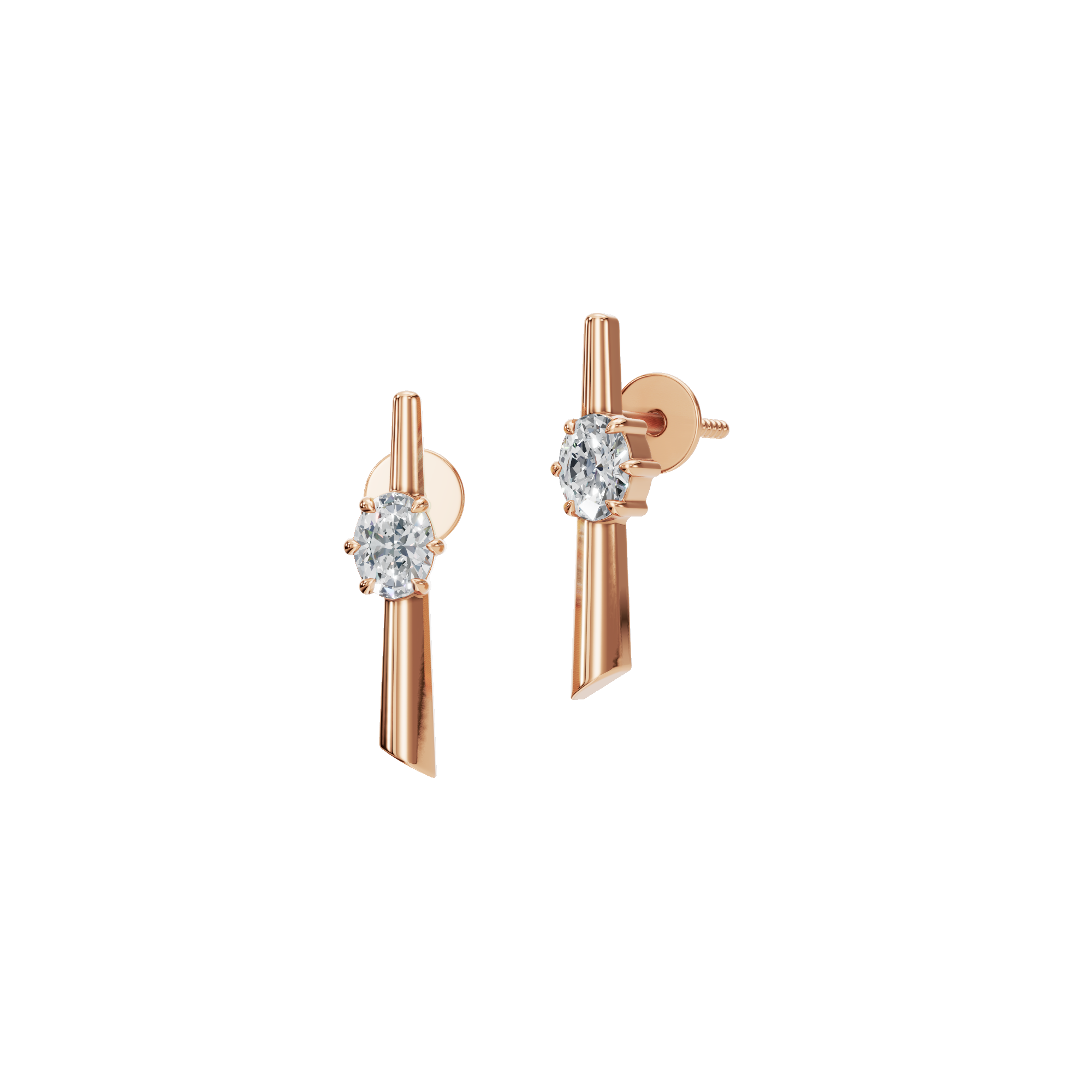 SLEEK OVAL EARRING