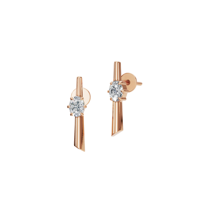 SLEEK OVAL EARRING - M&D Signature Jewels