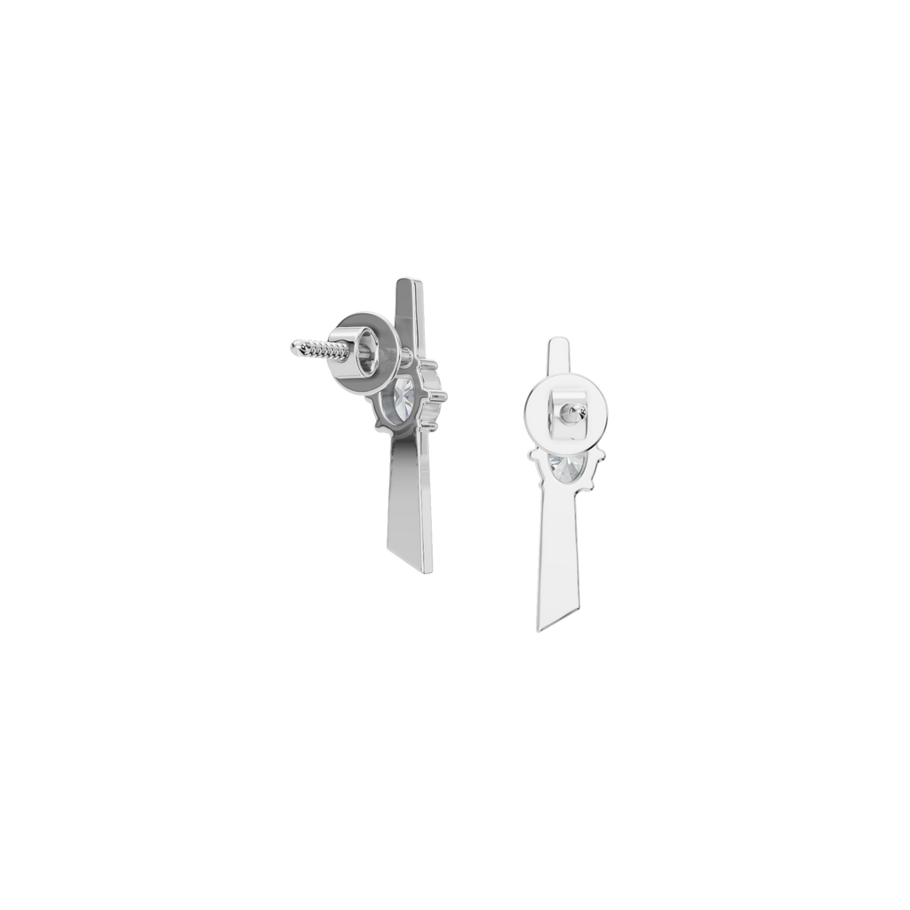 SLEEK OVAL EARRING