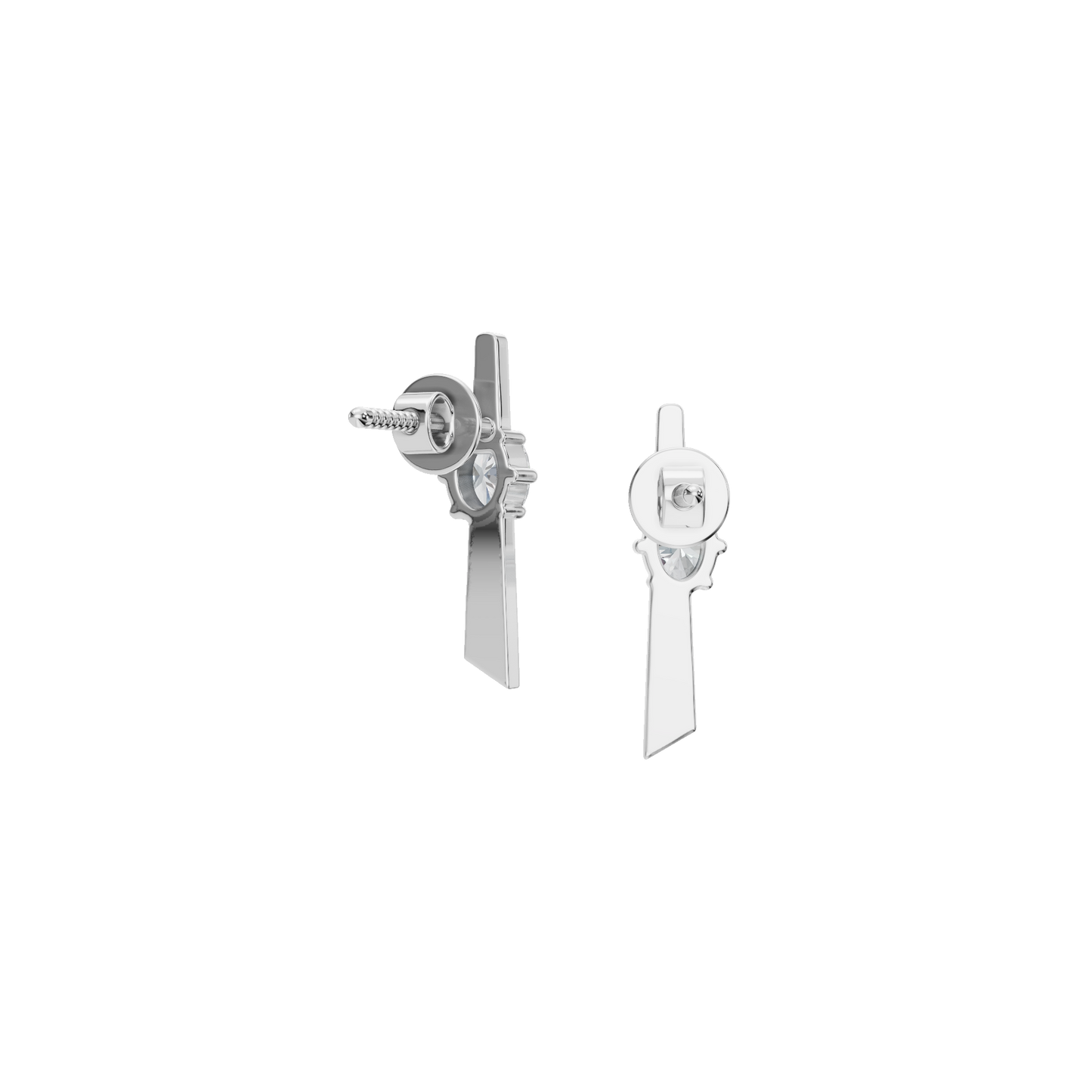 SLEEK OVAL EARRING - M&D Signature Jewels
