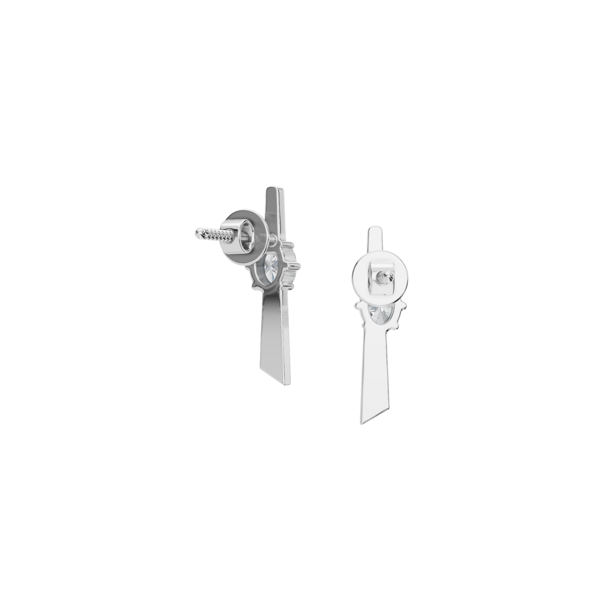 SLEEK OVAL EARRING - M&D Signature Jewels