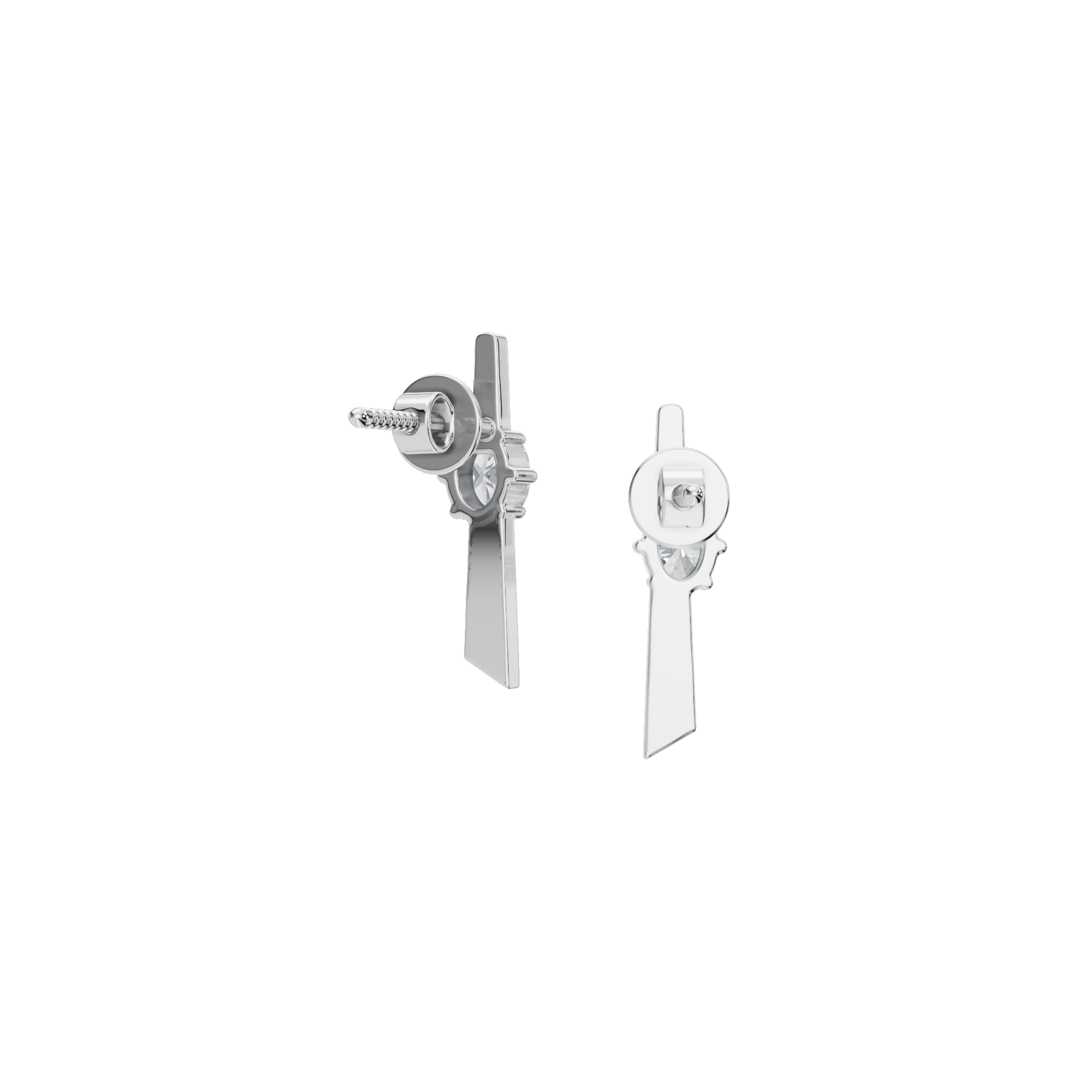 SLEEK OVAL EARRING