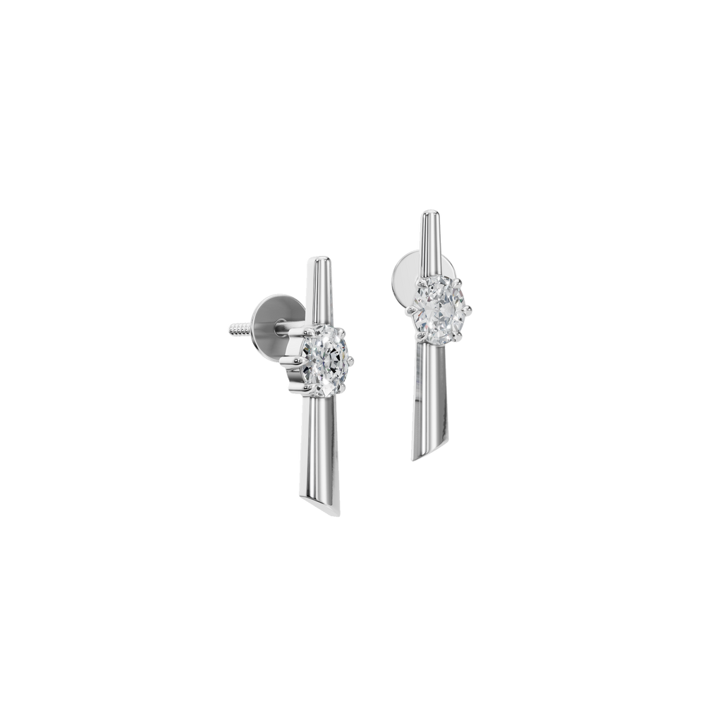 SLEEK OVAL EARRING