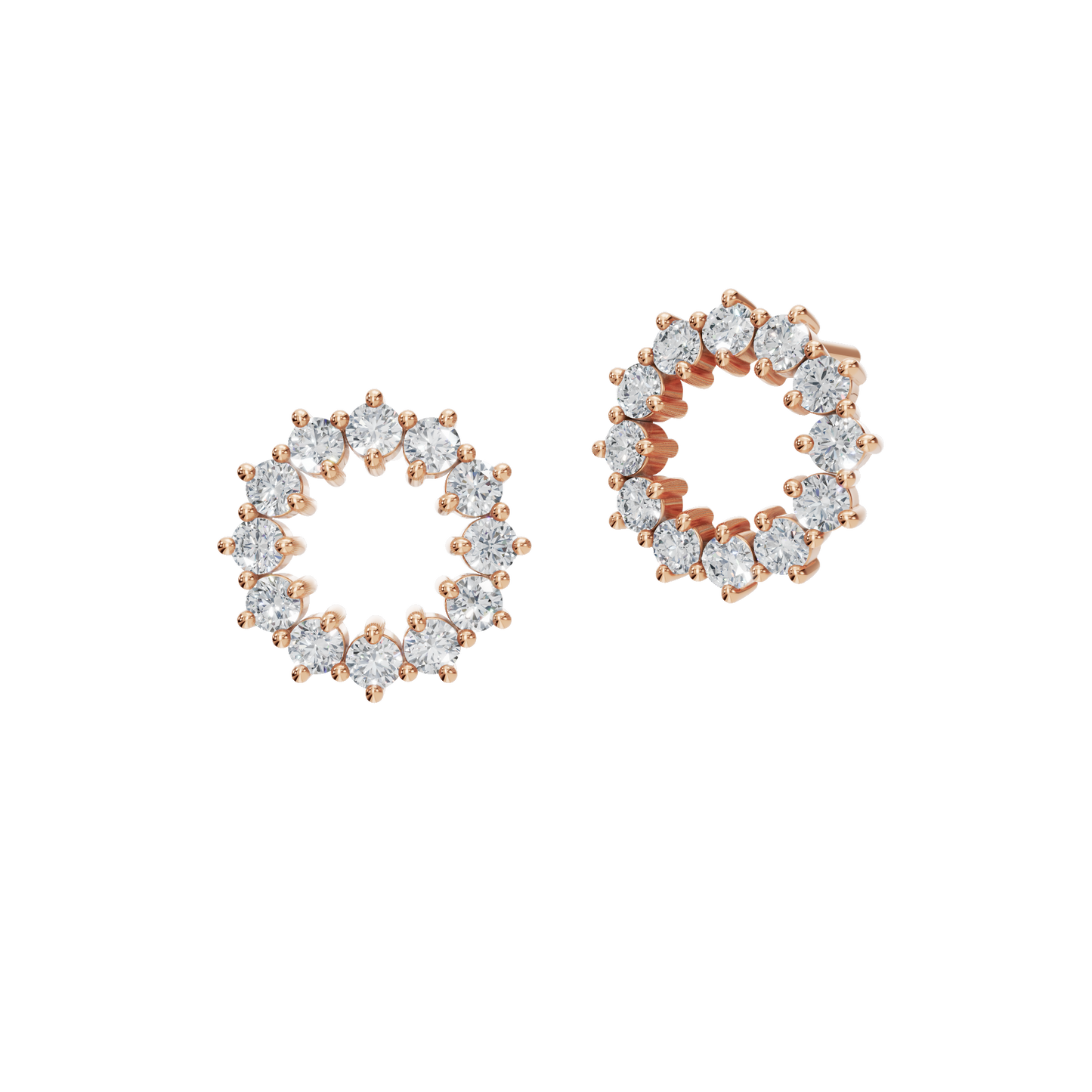 ROUND CIRCLE EARRING - M&D Signature Jewels