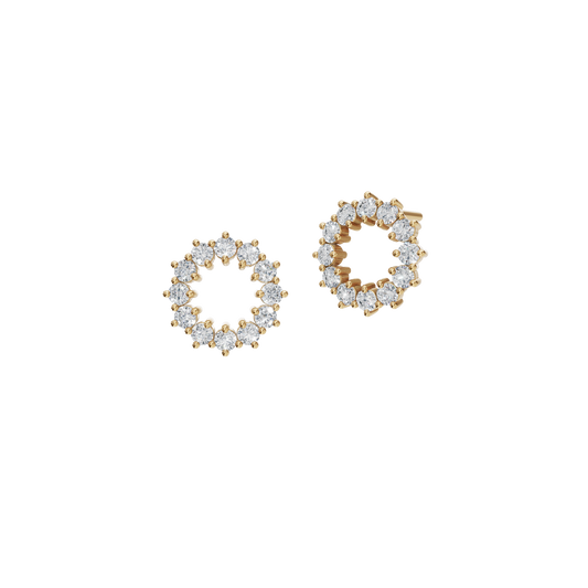 ROUND CIRCLE EARRING - M&D Signature Jewels