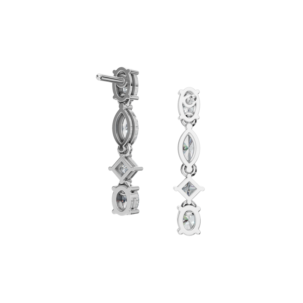 MULTISHAPE DROP EARRING