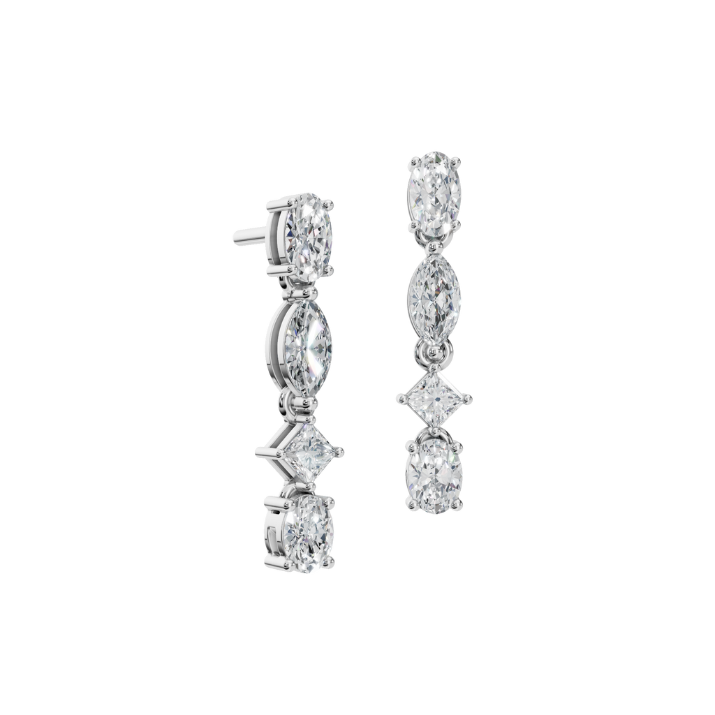 MULTISHAPE DROP EARRING