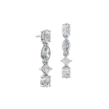 MULTISHAPE DROP EARRING - M&D Signature Jewels