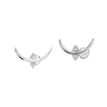 CRESCENT ROUND EARRING