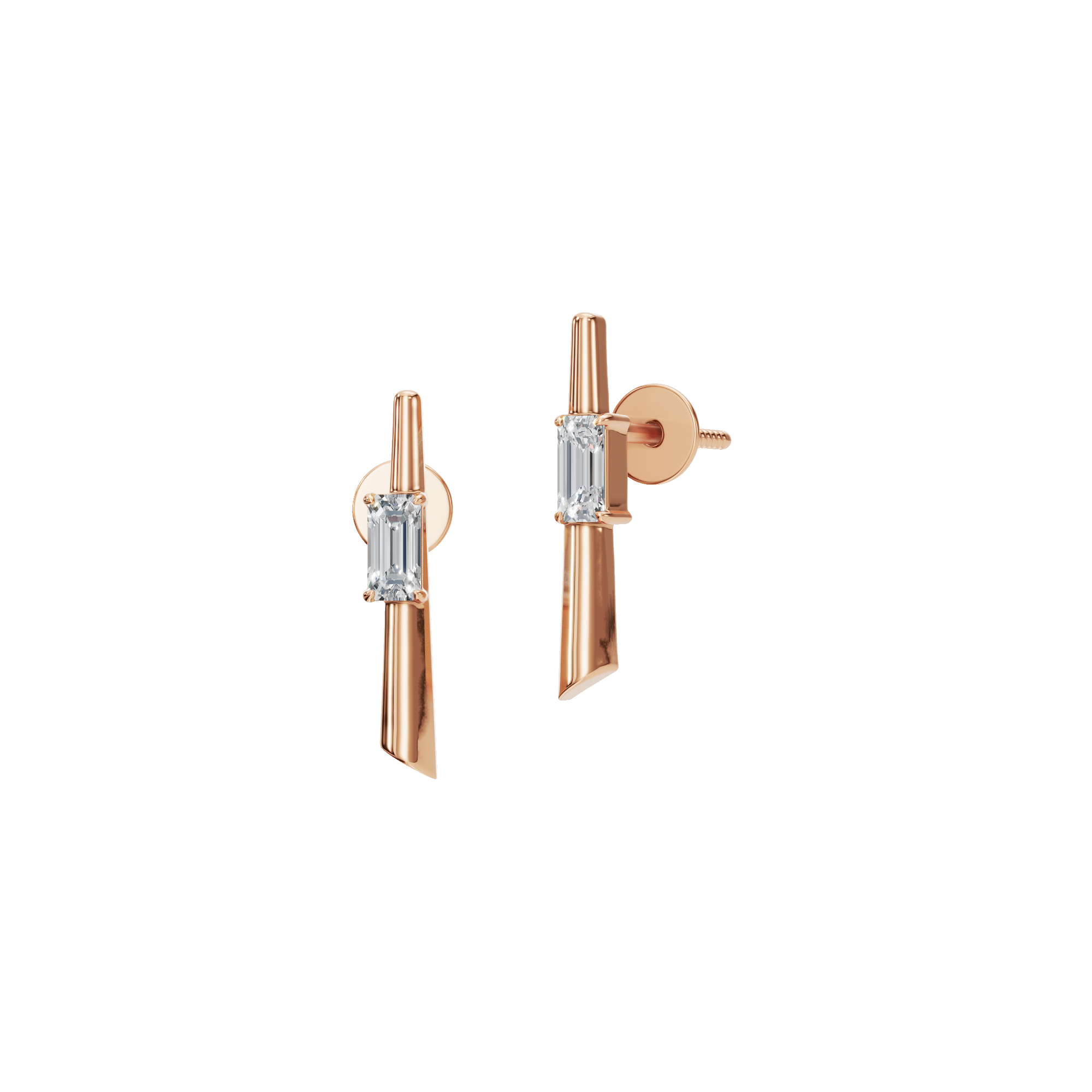 SLEEK BAGUETTE EARRING