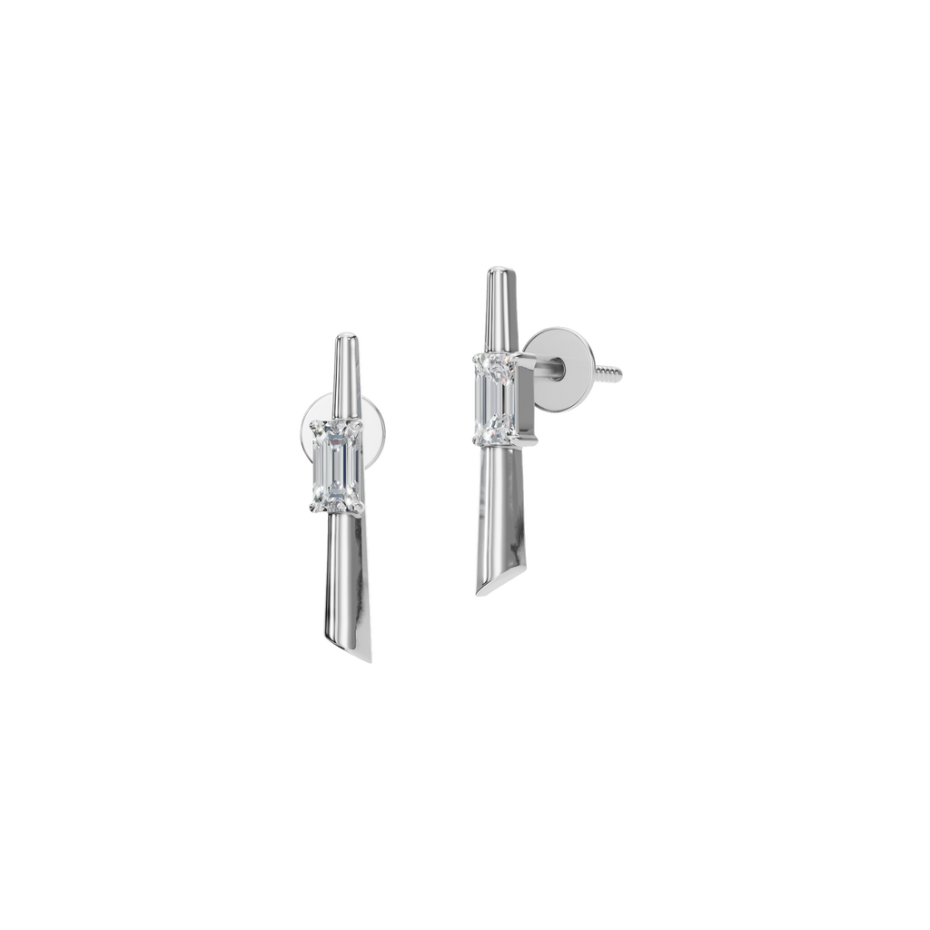 SLEEK BAGUETTE EARRING