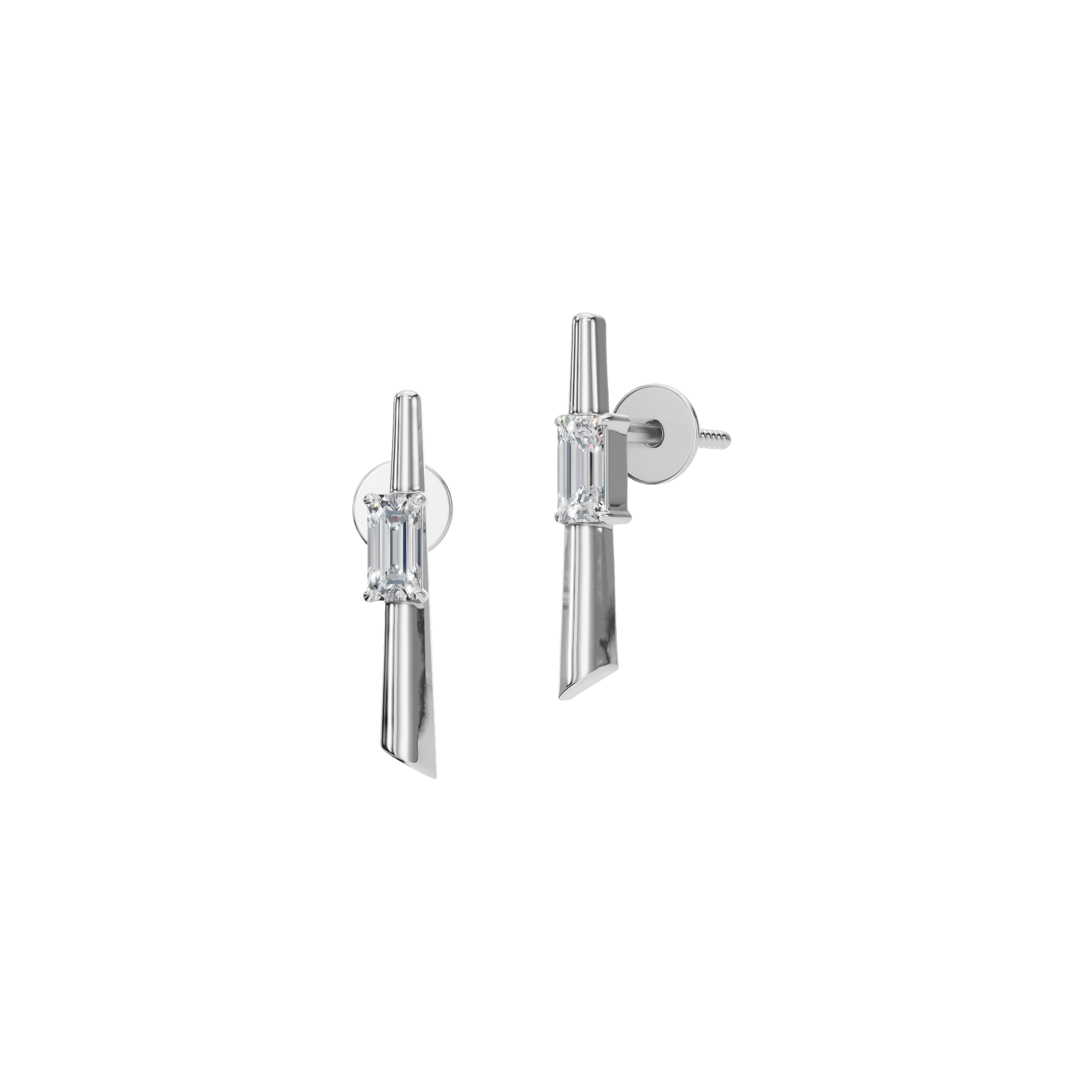 SLEEK BAGUETTE EARRING