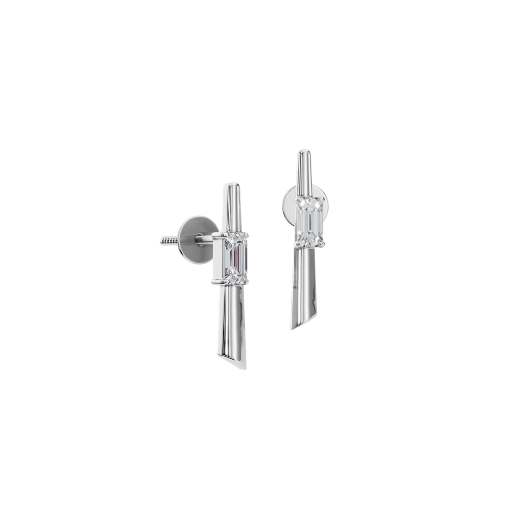 SLEEK BAGUETTE EARRING